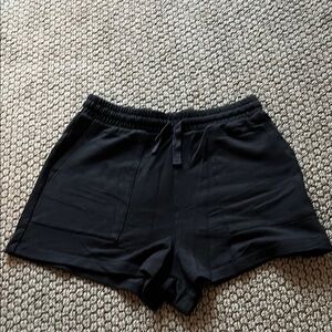 Gap Sweats Black Casual Pull On Confortable Shorts